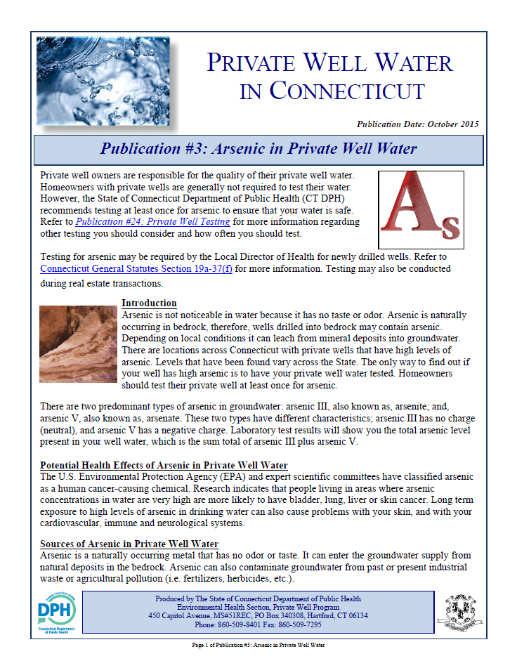 Arsenic Factsheet
