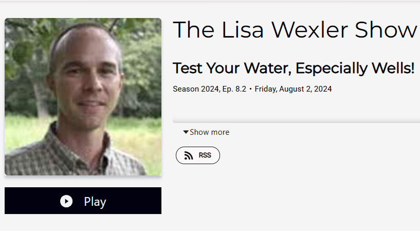 Screenshot of the podcast information